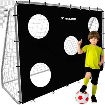 Futbolo vartai su taikinio brezentu Trizand 21268, 170x240 cm