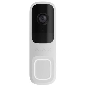 Išmanusis vaizdo skambutis Ajax DoorBell 4MP AI, baltas