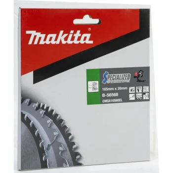 Makita B-56568 SPECIALIZED diskinio pjūklo diskas aliuminiui 165x20x60Z
