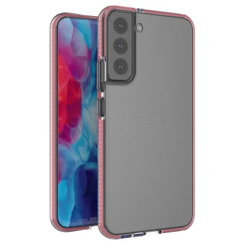 Dėklas Samsung Galaxy S22+ (S22 Plus) Spring Case, 1 mm TPU, šviesiai rožinis