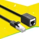 Ugreen NW112 11282 Network Ethernet Cable RJ45 (Female) - RJ45 (Male) F/UTP Cat. 6 1 Gbps 3m - black