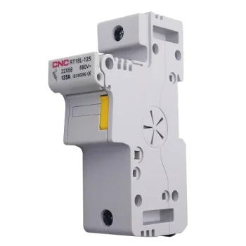 Saugiklio laikiklis 1P 690V 125A ant DIN bėgelio (22x58 mm)