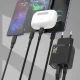 Dudao A26TCEU GaN įkroviklis USB-A / USB-C 25W su USB-C laidu, juodas