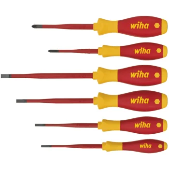 Atsuktuvų rinkinys Wiha SoftFinish electric slimFix 3201K6, 6 vnt., 1000 V