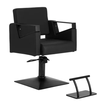 Hairdressing Chair Hair System Duplex Noir, Black