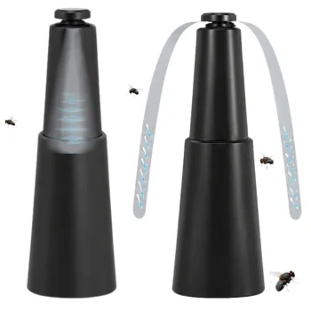 Foldable Fly and Insect Repellent Table Fan, Black