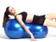 Gimnastikos kamuolys Peanut su pompa 40 x 80 cm, raudonas