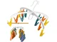 Dryer for socks underwear clothes hanger hanging 12x clip set