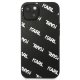 Karl Lagerfeld Allover dėklas iPhone 13 mini, juodas