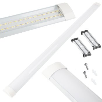 LED paviršinis linijinis šviestuvas 120cm 28W Neutrali balta