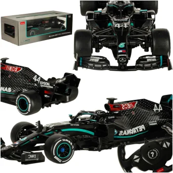 Valdomas RC automobilis Mercedes-AMG F1 W11 EQ (1:12), juodas