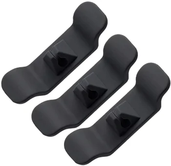 Self-Adhesive Cable Organizer Set (3 pcs), Black