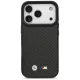 BMW dėklas iPhone 17 Pro telefonui M Kevlar Matt MagSafe, juodas