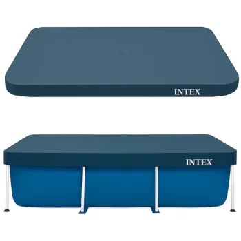 Intex 28036 karkasinių baseinų uždangalas 260x160 cm, tamsiai mėlynas