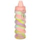 Collapsible Silicone Water Bottle 500ml, BPA Free, Rainbow
