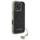 Guess iPhone 16 Pro dėklas 4G Charms Collection, juodas