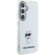 Karl Lagerfeld dėklas Samsung Galaxy S24+ telefonui IML Choupette, skaidrus