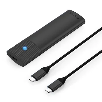 Orico PWM2 išorinis M.2 NGFF SATA SSD dėklas, juodas