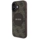 Guess 4G Circle Classic Logo MagSafe dėklas telefonui iPhone 16, rudas