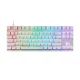 Mechaninė žaidimų klaviatūra Motospeed K82 RGB, balta