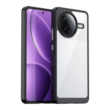 Dėklas Xiaomi Poco F7 Ultra Outer Space Case su geliniu rėmeliu, juodas