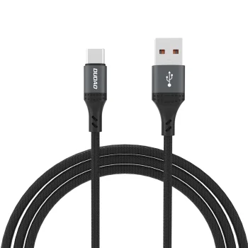 Dudao L3ST USB-A to USB-C 5A Braided Cable 1.2m - Black