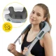 Kaklo ir pečių masažuoklis 4FIZJO Shiatsu EVO+, pilkai mėlynas