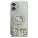 Hello Kitty dėklas iPhone 16 telefonui Liquid Glitter Fever MagSafe, auksinis