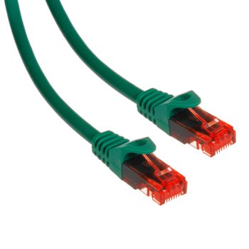 Maclean MCTV-303 G UTP Cat6 Network Cable, 3m, Green