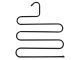 Sturdy Space Saving Pants Hanger, 5 Tier Closet Organizer for Trousers