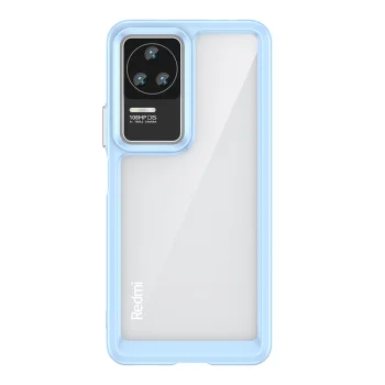 Dėklas Xiaomi Poco F4 5G Outer Space Case su lanksčiu rėmeliu, mėlynas