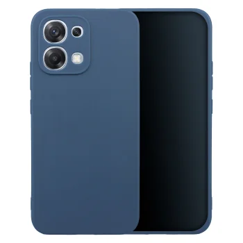 Matt TPU dėklas telefonui Oppo A6 Pro 5G, tamsiai mėlynas