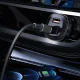 Acefast B3 66W automobilinis įkroviklis su 2x USB-C ir 1x USB jungtimis, juodas