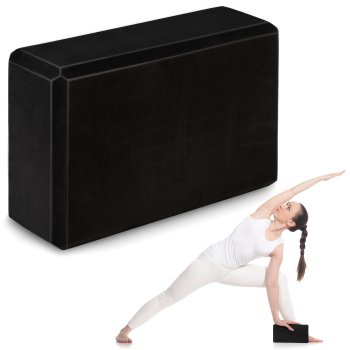 Neo-Sport NS-962 Yoga Block, EVA Foam, Black