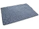 Waterproof Picnic and Beach Blanket XXL, 150x200 cm, Blue Checkered