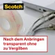 Lipni juosta Scotch Crystal su rankiniu dozatoriumi 19 mm x 7.5 m, skaidri