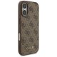 Guess 4G Classic dėklas, skirtas iPhone 17, rudas