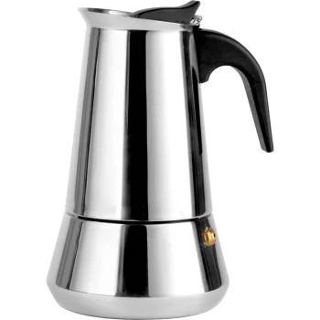 Leopold Vienna Trevi Espresso Maker, 6 Cups, Stainless Steel