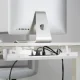 Ergo Office ER-431 W laidų tvarkyklė po stalu, balta
