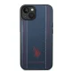 Apple iPhone 14 6.1\'\' US Polo Leather Stitch Case Cover (USHCP14SPFAV), Navy
