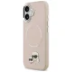 Karl Lagerfeld Karl & Choupette Pins MagSafe dėklas iPhone 17, rožinis