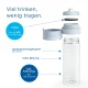 Vandens gertuvė su filtru Brita Fill & Go Vital su 2 MicroDisc, 0.6 l, šviesiai mėlyna