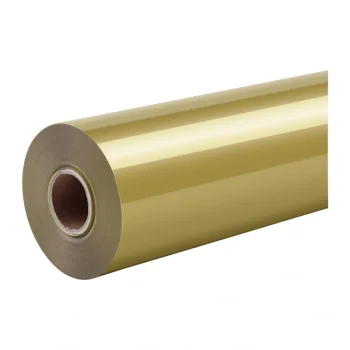 HTVRONT Pure termoperkėlimo plėvelė tekstilei, 30.5 cm x 1.8 m, auksinė