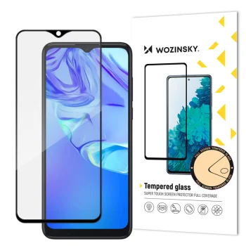 Apsauginis stiklas Wozinsky Full Glue telefonui TCL 305 su rėmeliu, juodas