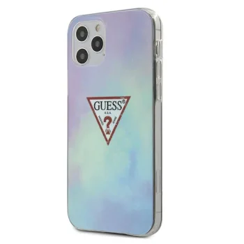 Guess Tie & Dye dėklas, skirtas iPhone 12 / 12 Pro, mėlynas