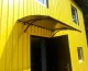 Durų stogelis STARKEDACH L-160, 160x100x25 cm, rudas