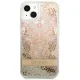 Guess Paisley Liquid Glitter dėklas iPhone 13 mini, auksinis