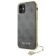 Guess dėklas iPhone 11 / XR telefonui 4G Charms Collection, pilkas