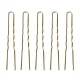 Plaukų smeigtukai kuodui E-57, 120 vnt., 5,6 cm, auksiniai