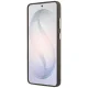 Guess Grained Big 4G Metal Logo dėklas Samsung Galaxy S26 Ultra, rudas